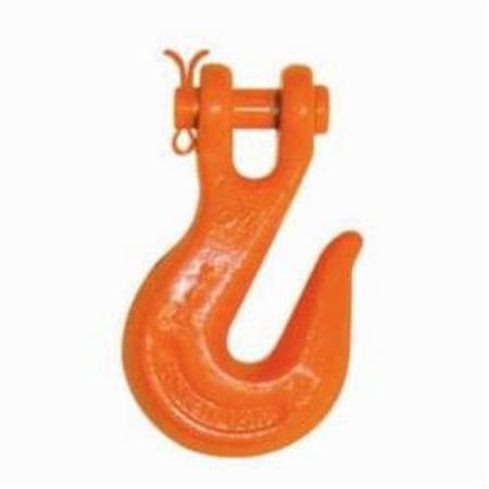 Cm Grab Hook, 12 In Trade, 12000 Lb Load, Grade 80, Clevis Attachment, Steel Alloy M808A